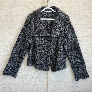 Peruvian Connection Alpaca Silk Cardigan Sweater Sz L Chunky Quiet Luxury Warm